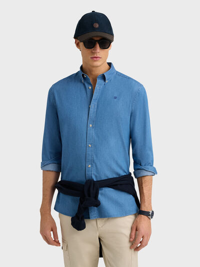 CAMISA DENIM BUTTON DOWN
