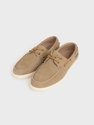 ZAPATOS NAUTICO SERRAJE BEIGE