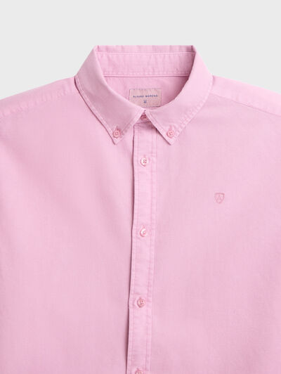 CAMISA OXFORD DYE ROSA
