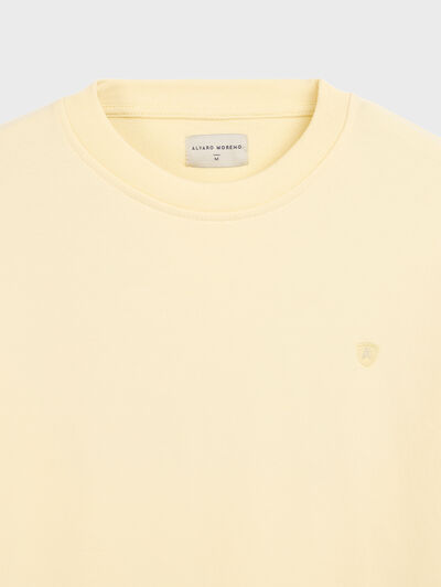 SUDADERA BASIC FANCY AMARILLO