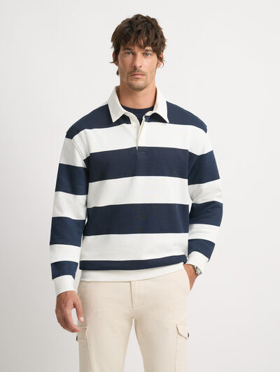 SUDADERA POLO BLANCO