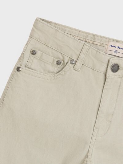 PANTALON 5 BOLSILLOS KIDS VERDE