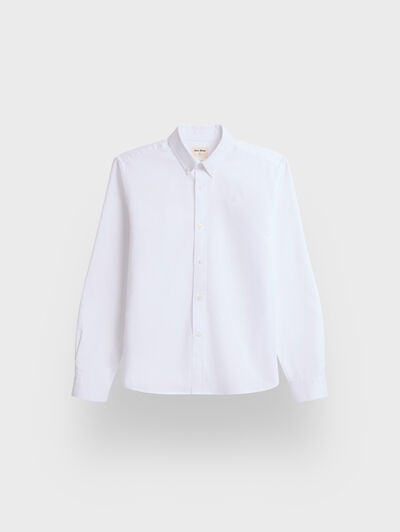 CAMISA OXFORD SOLID KIDS BLANCO