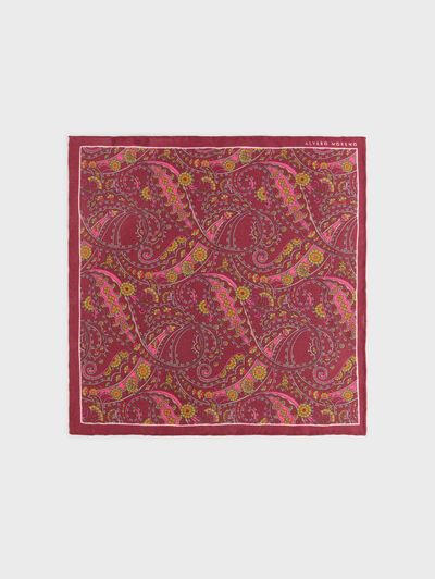 PAÑUELO PRINTED BURDEOS