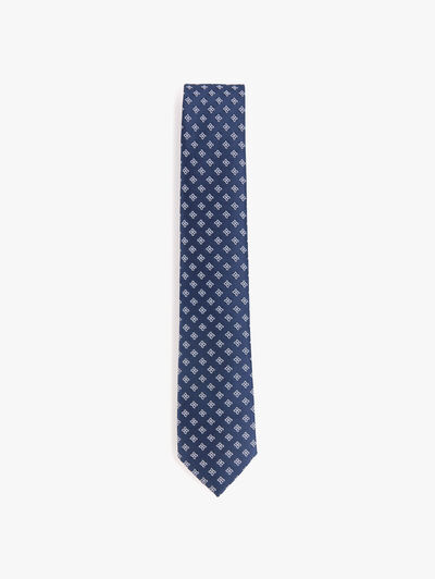 CORBATA JACQUARD MF KIDS AZUL MARINO