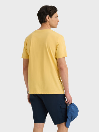 CAMISETA MELANGE AMARILLO