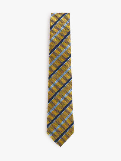 CORBATA JACQUARD MF AMARILLO