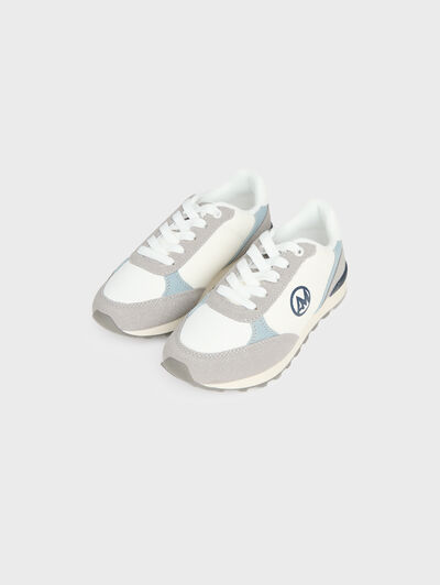 SNEAKERS SILK KIDS AZUL