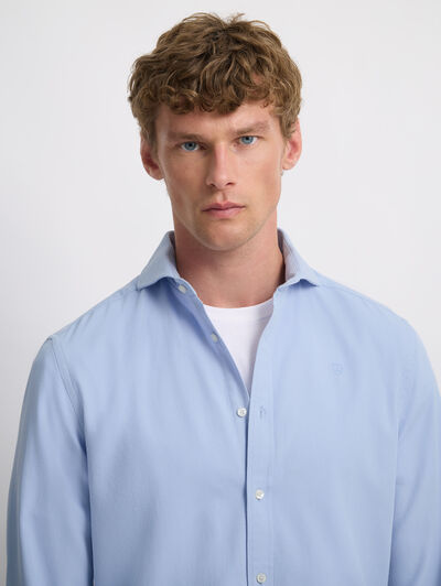 CAMISA PANAMA CELESTE