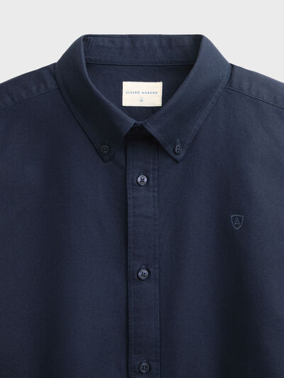 CAMISA OXFORD DARK AZUL MARINO