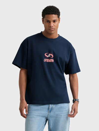 CAMISETA BLOCK AZUL MARINO