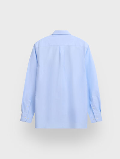 CAMISA OXFORD SOLID CELESTE