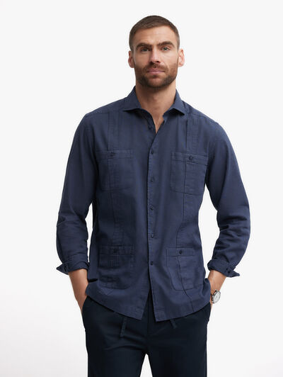 CUBANA LINO GD AZUL MARINO