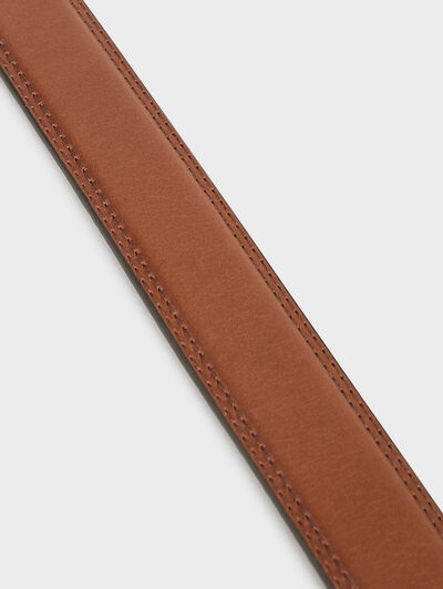 CINTURON CLASICO PIEL MARR&Oacute;N