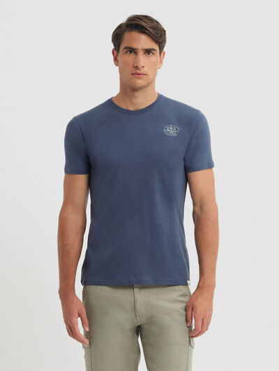 CAMISETA LONGBOARD AZUL MARINO