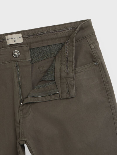 PANTALON MICRO 5PKT VERDE