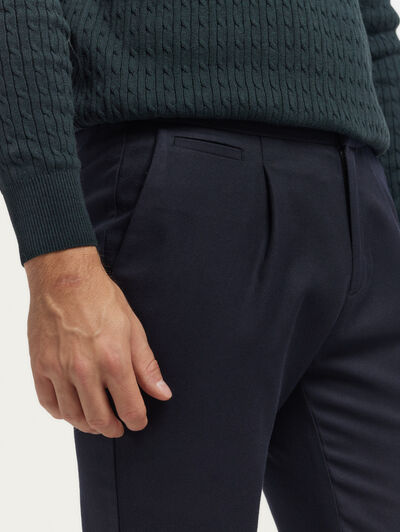 PANTALON FRANELA AZUL MARINO