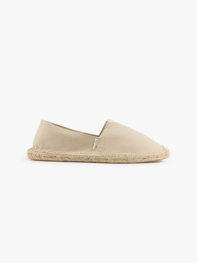 ESPADRILLES COTTON CANVAS BEIGE