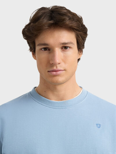 SUDADERA BASIC FANCY CELESTE