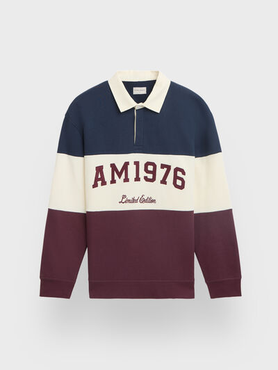 SUDADERA POLO 1976 AZUL MARINO
