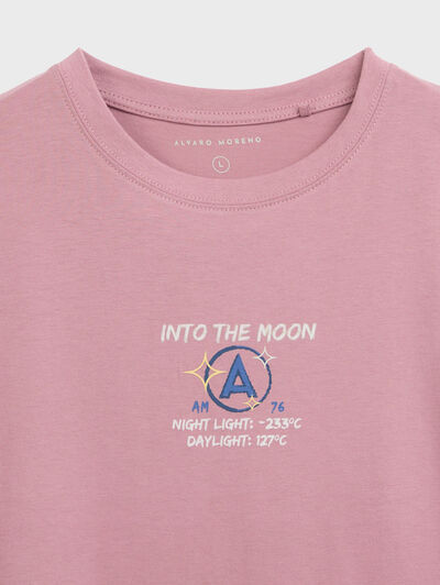 CAMISETA MOON ROSA