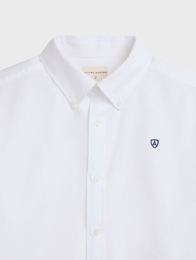 CAMISA OXFORD SOLID BLANCO
