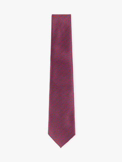 CORBATA JACQUARD MF ROJO