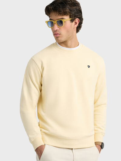 SUDADERA BASICA AMARILLO