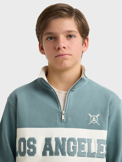 SUDADERA CALIFORNIA KIDS VERDE
