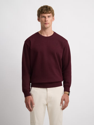 SUDADERA BASICA ROJO