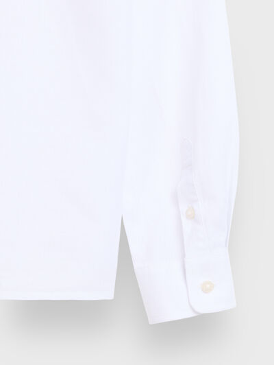 CAMISA LINO MAO KIDS BLANCO