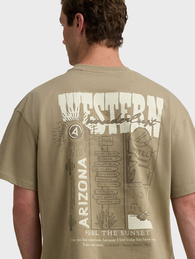 CAMISETA WESTERN CAMEL