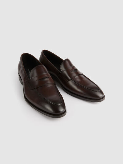 MOCASIN PIEL MARRÓN