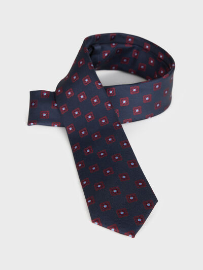 CORBATA JACQUARD MF KIDS AZUL MARINO