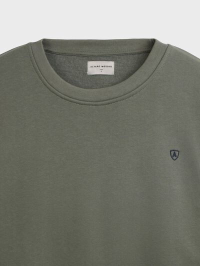 SUDADERA BASICA VERDE
