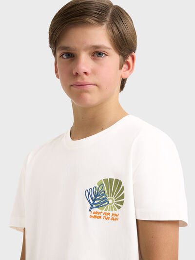 CAMISETA SUN KIDS BLANCO