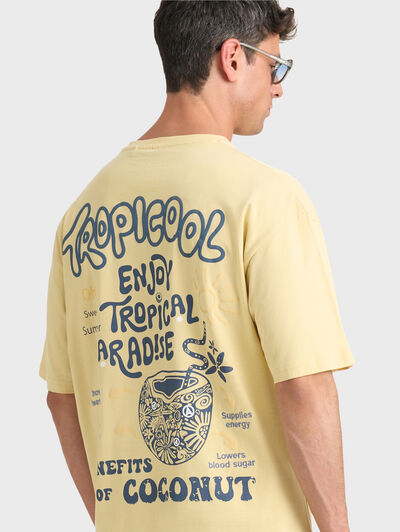 CAMISETA COCONUT AMARILLO