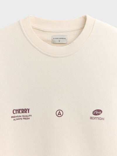 SUDADERA CHERRY CRUDO