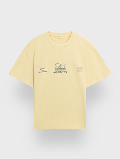 CAMISETA ART AMARILLO