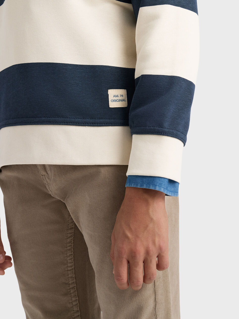 SUDADERA POLO RAYAS KIDS