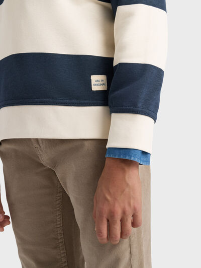 SUDADERA POLO RAYAS KIDS