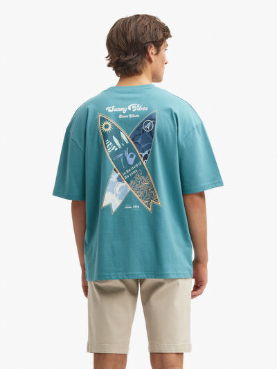 CAMISETA VIBES VERDE AGUA