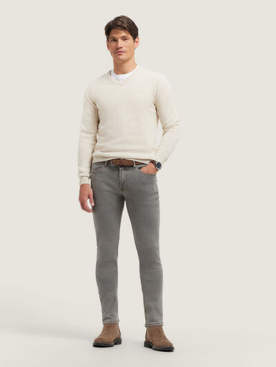 JERSEY V-NECK TRENDY CRUDO