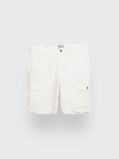 BERMUDA TINTADA CARGO CRUDO