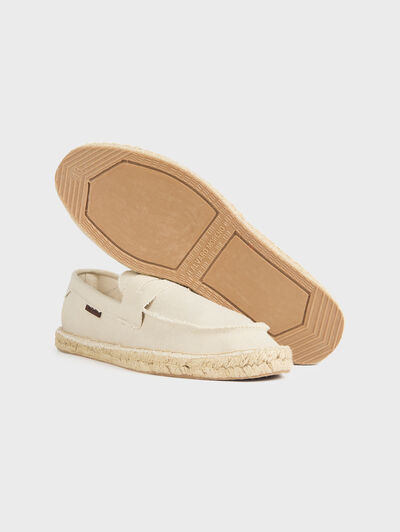 ESPADRILLES MOCASIN CANVAS BEIGE