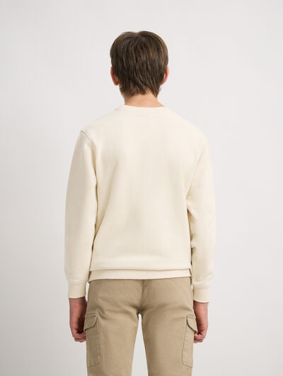 SUDADERA OFFICIAL KIDS BEIGE