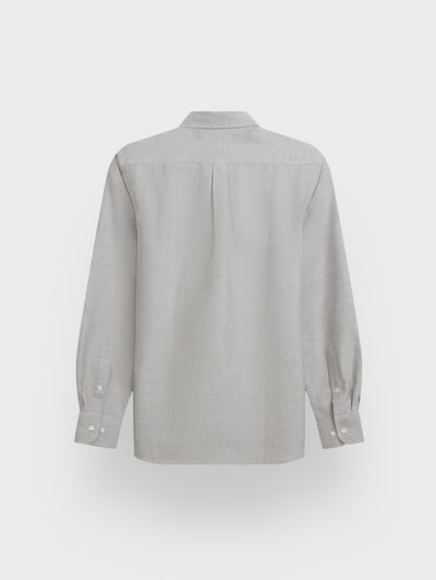 CAMISA OXFORD POCKET VERDE
