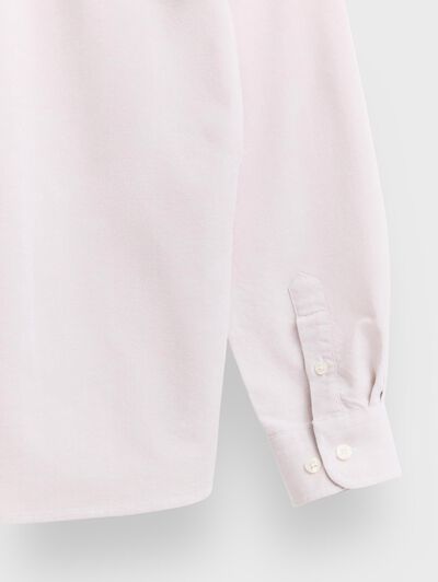 CAMISA OXFORD SOLID KIDS BEIGE