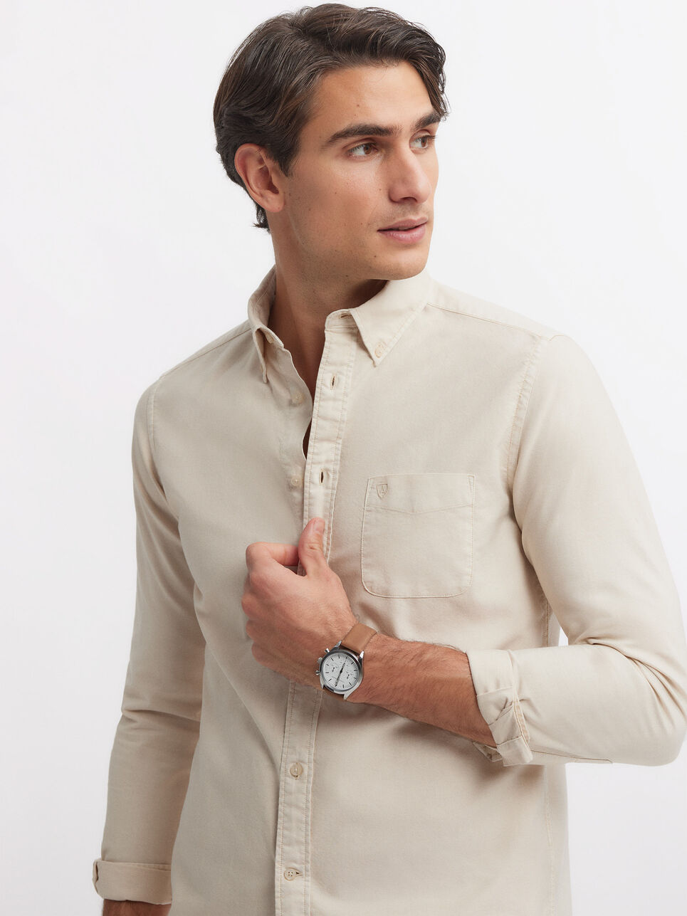 CAMISA OXFORD POCKET DYE