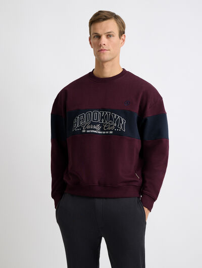 SUDADERA CLUB BURDEOS